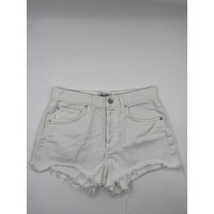 Agolde Distressed White Cut Off‎ Shorts